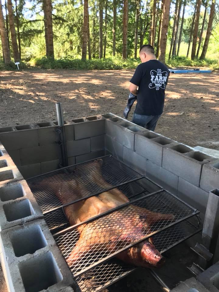 Cinder clearance block bbq